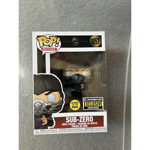 Funko Pop! #1057 Mortal Kombat - Sub-Zero (GITD) Entertainment Earth Exclusive - Picture 1 of 5
